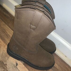 Georgia Brown Leather Boots kids